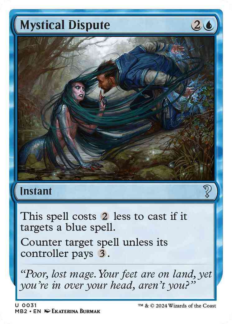 Mystical Dispute [31] [White Border] [Mystery Booster 2] [Non-Foil]