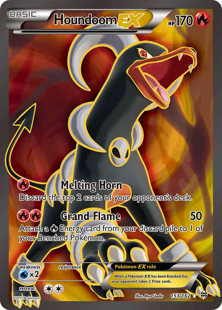 Houndoom-EX - 153/162 - Rare Ultra [xy8-153] [Ultra]