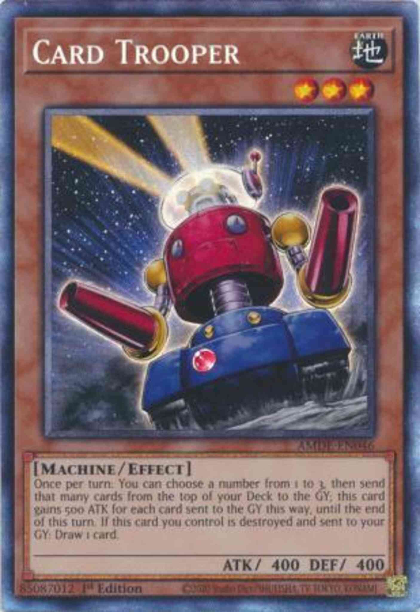 Card Trooper - AMDE-EN046 - Collector's Rare - 1st Edition