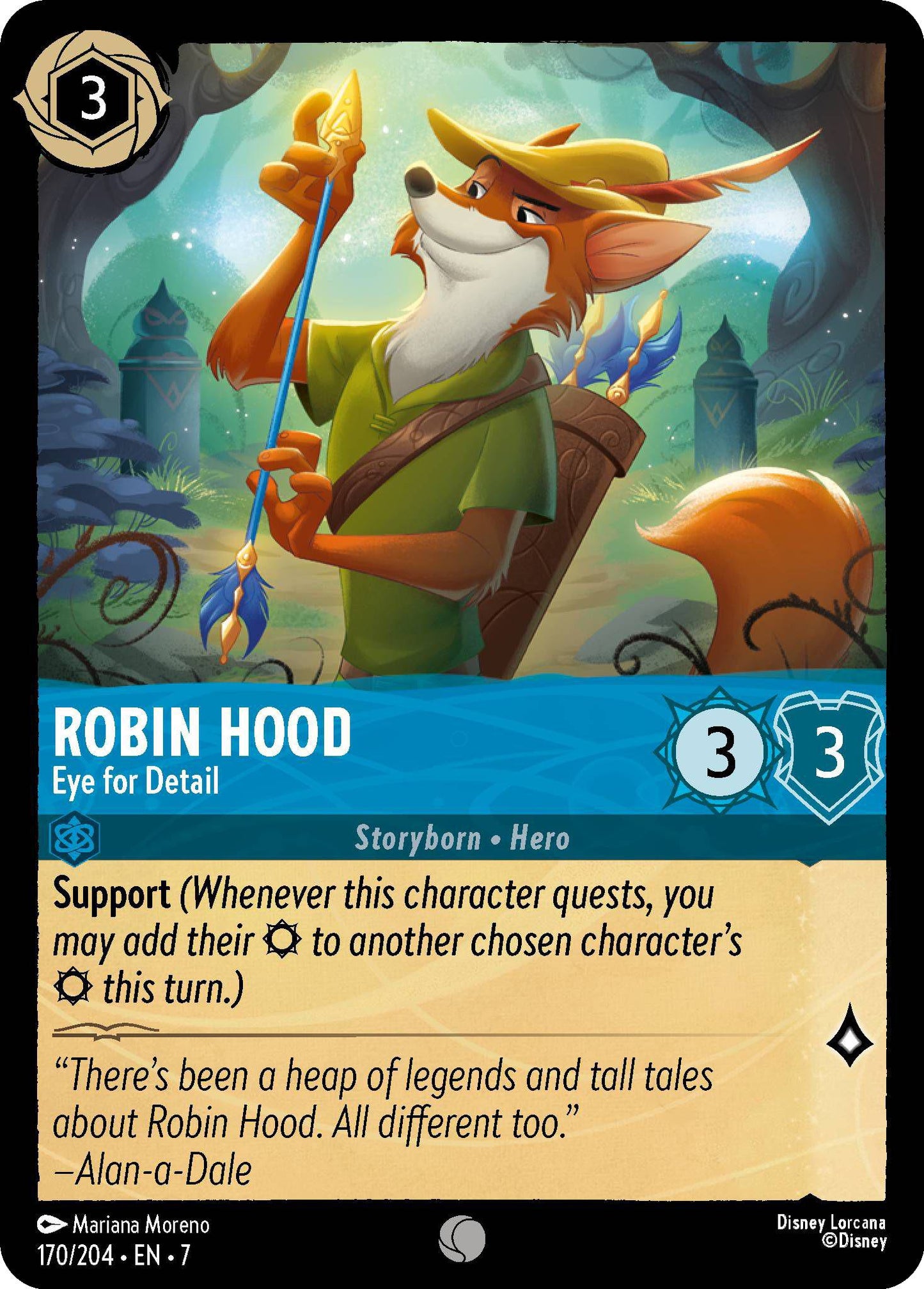 Robin Hood - Eye for Detail - 170/204 [Archazia's Island] [Non-Foil]