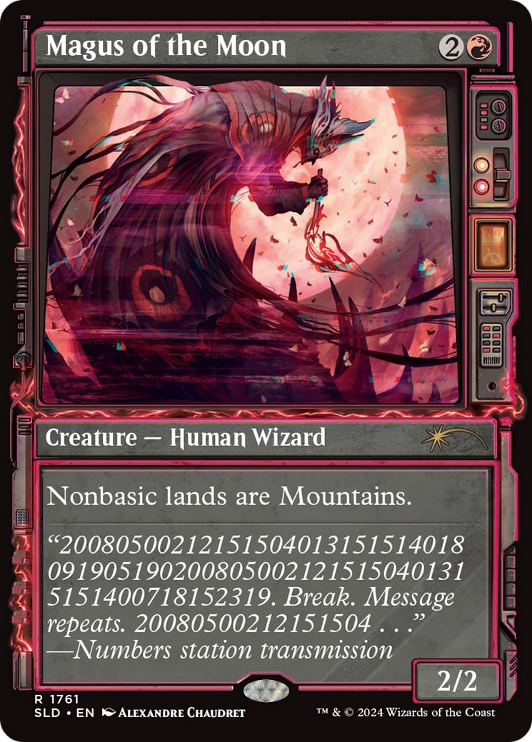 Magus of the Moon [1761] [Paranormal Frame] [Showcase: Duskmourn] [Secret Lair Drop] [Non-Foil]