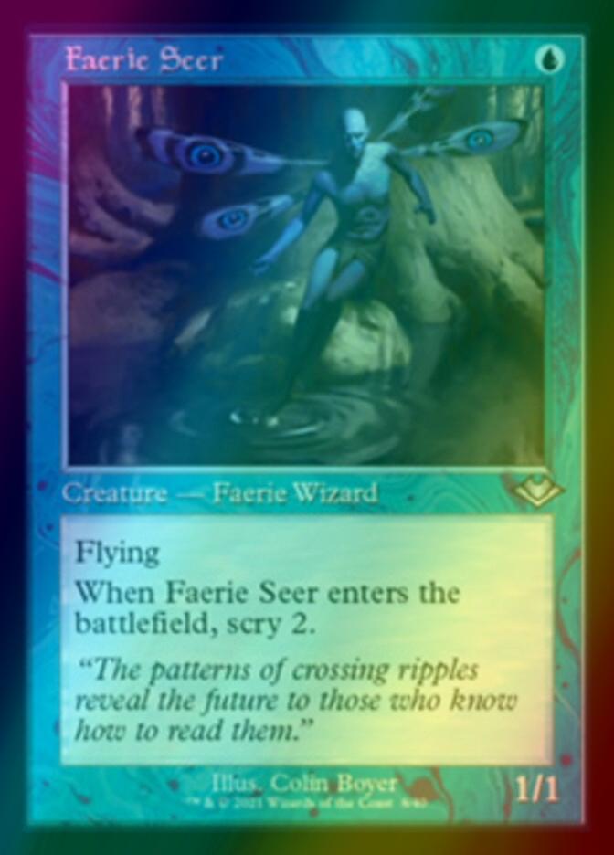 Faerie Seer [8] [Retro Frame] [Modern Horizons 1 Timeshifts] [Etched Foil]