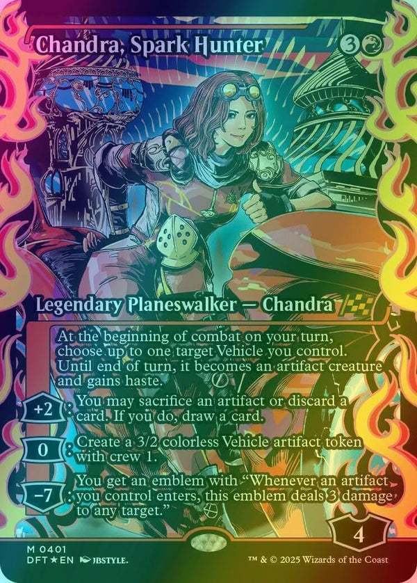 Chandra, Spark Hunter [401] [Japan Showcase] [Aetherdrift] [Foil]