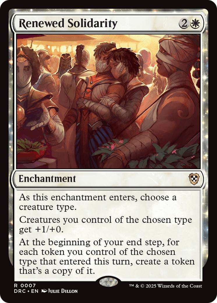 Renewed Solidarity [7] [Aetherdrift: Commander] [Non-Foil]