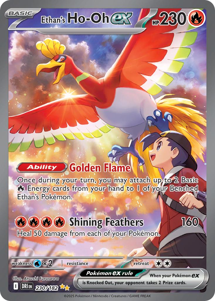 Ethan's Ho-Oh ex - 230/182 - Special Illustration Rare [sv10-230] [Ultra]