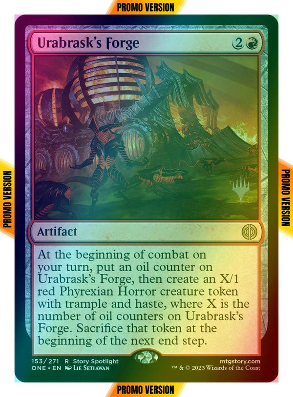 Urabrask's Forge [153p] [Promo Pack] [Phyrexia: All Will Be One: Promos] [Foil]