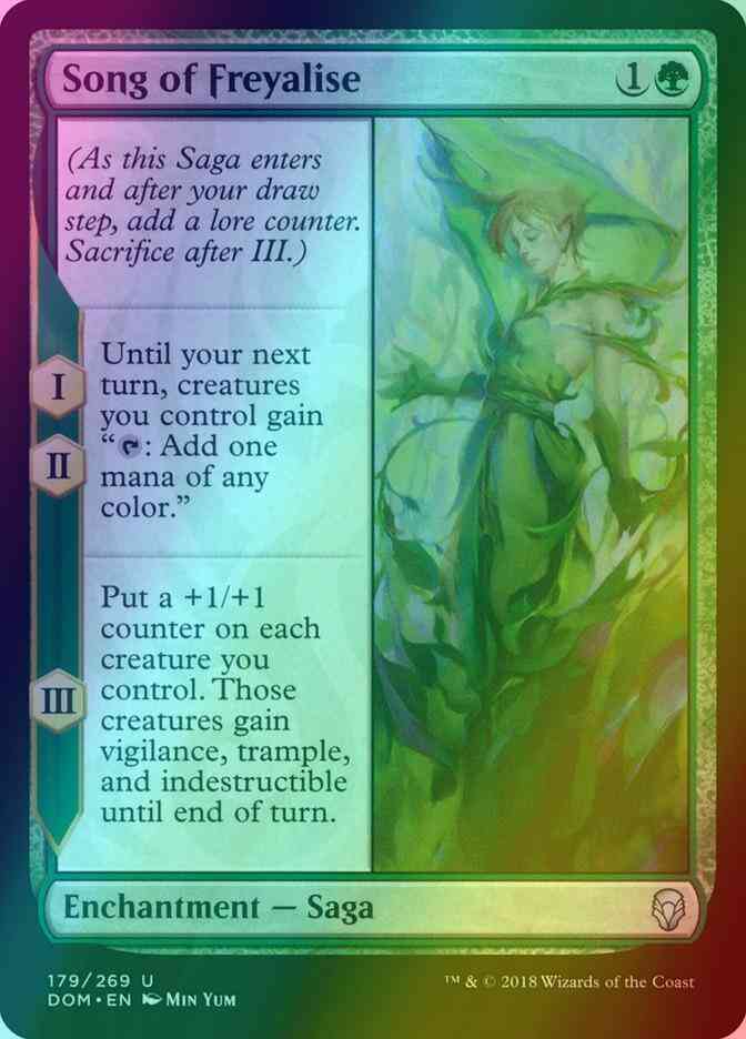 Song of Freyalise [179] [Dominaria] [Foil]