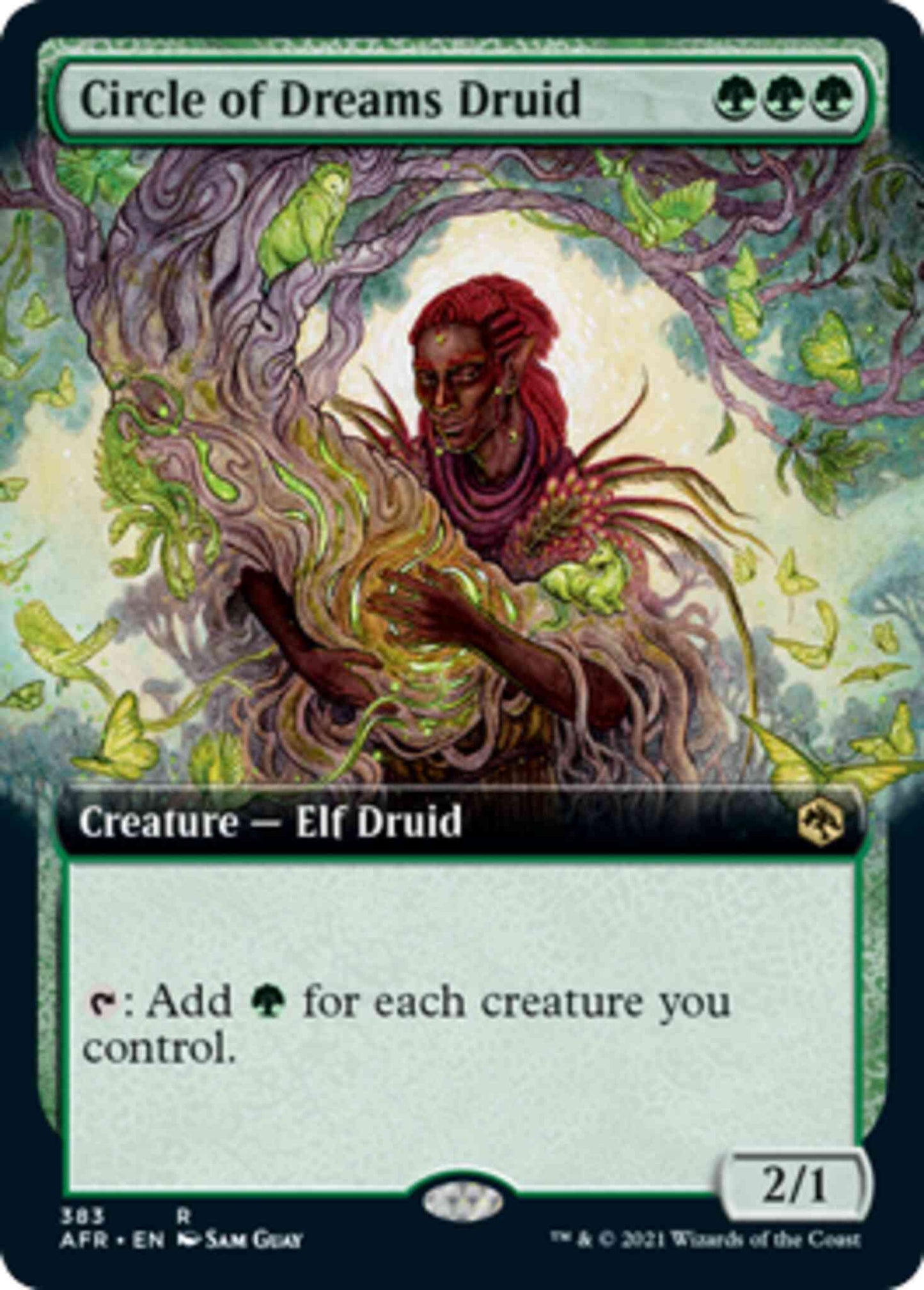 Circle of Dreams Druid [383] [Extended Art] [Adventures in the Forgotten Realms] [Non-Foil]