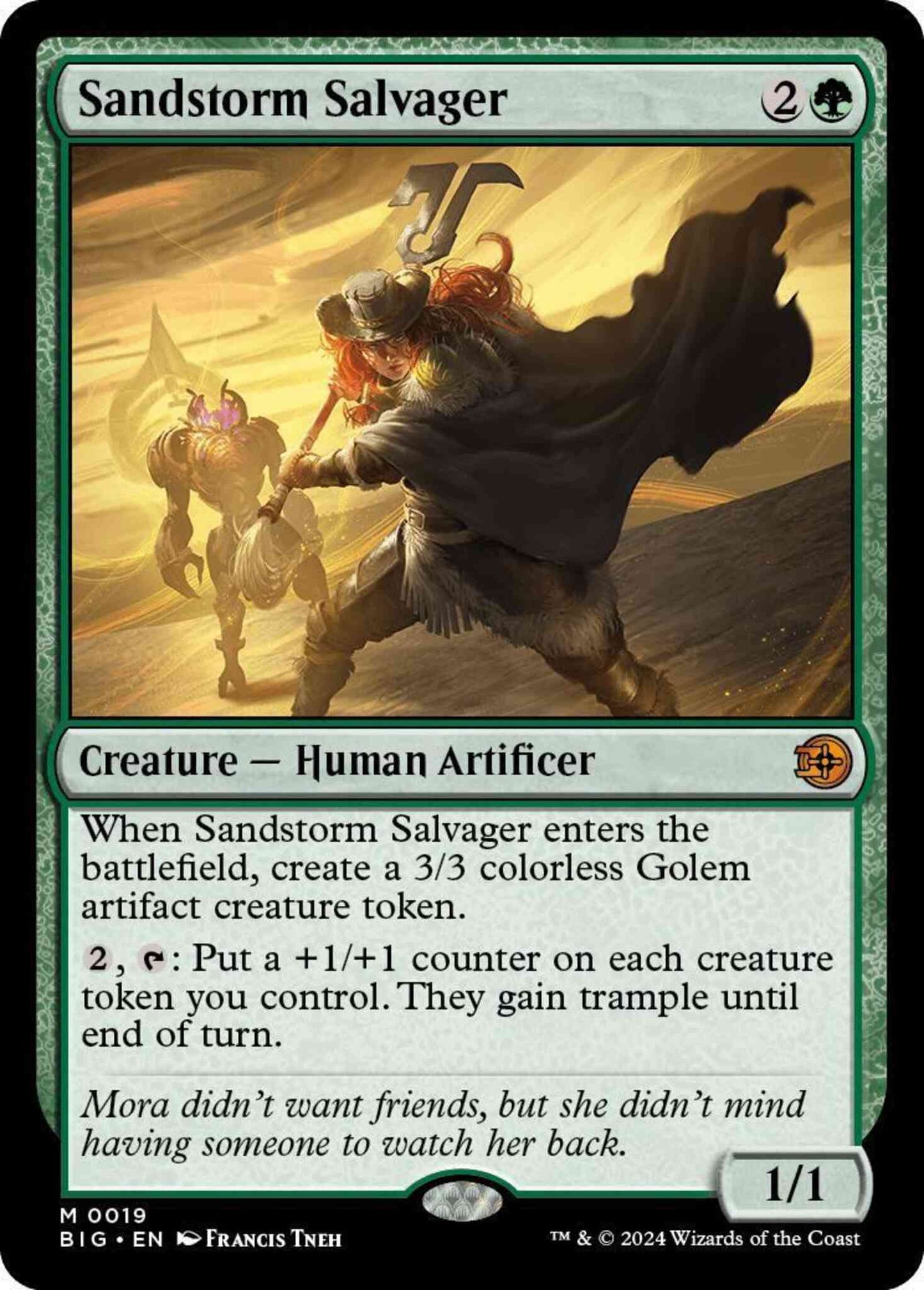 Sandstorm Salvager [19] [The Big Score] [Non-Foil]