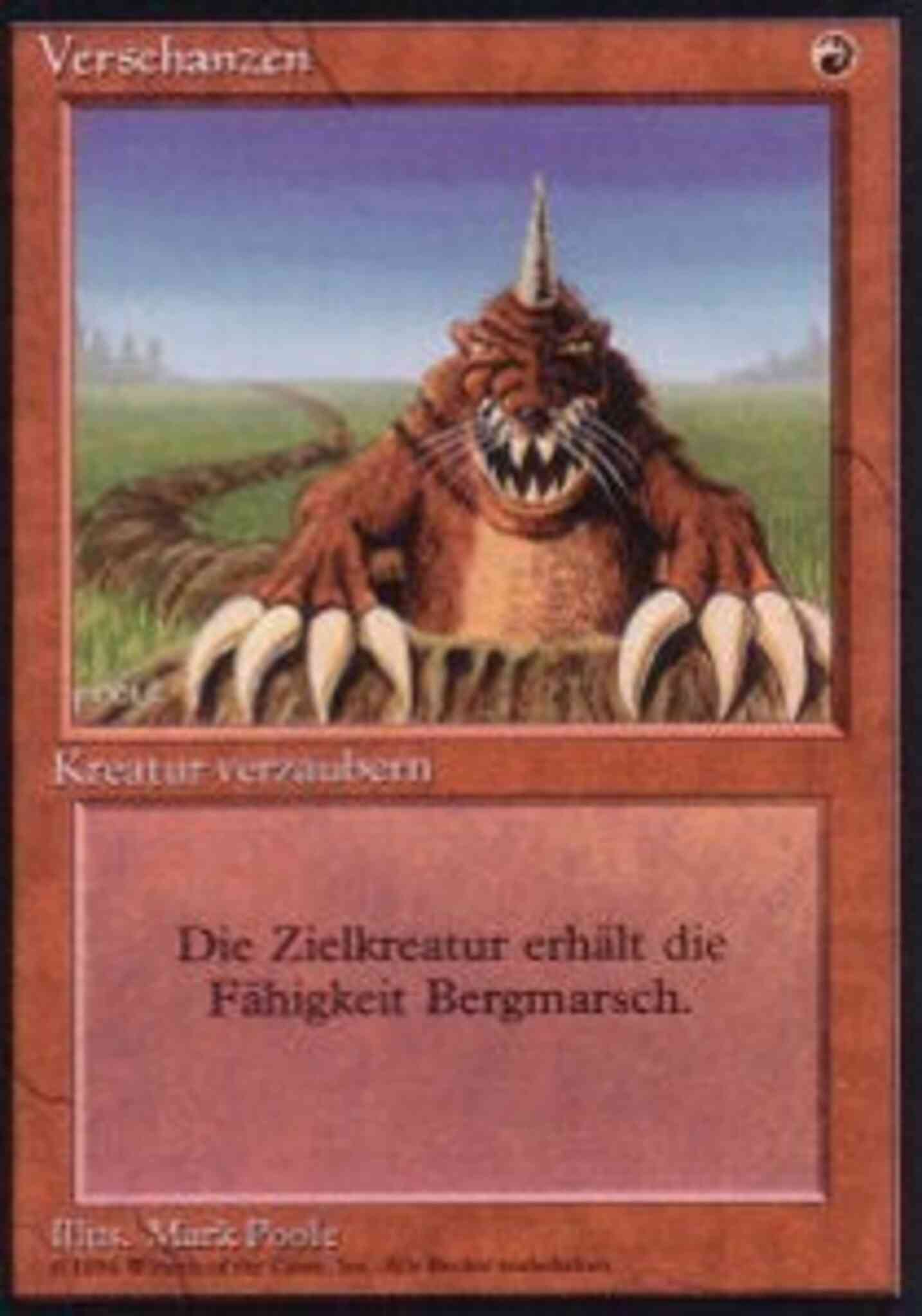 Burrowing - German [140] [Foreign Black Border: German] [Non-Foil]
