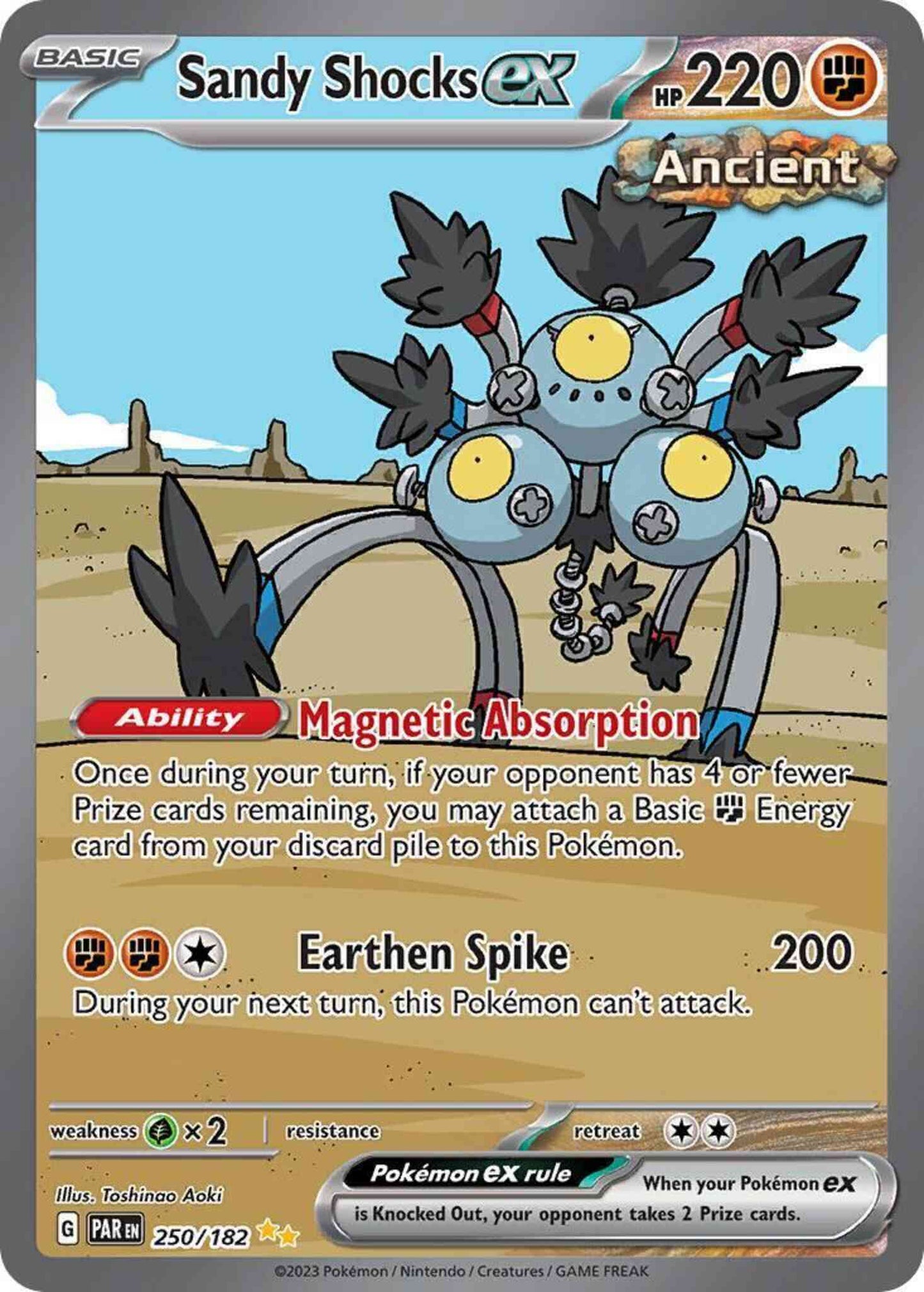 Sandy Shocks ex - 250/182 - Special Illustration Rare [sv04-250] [Ultra]