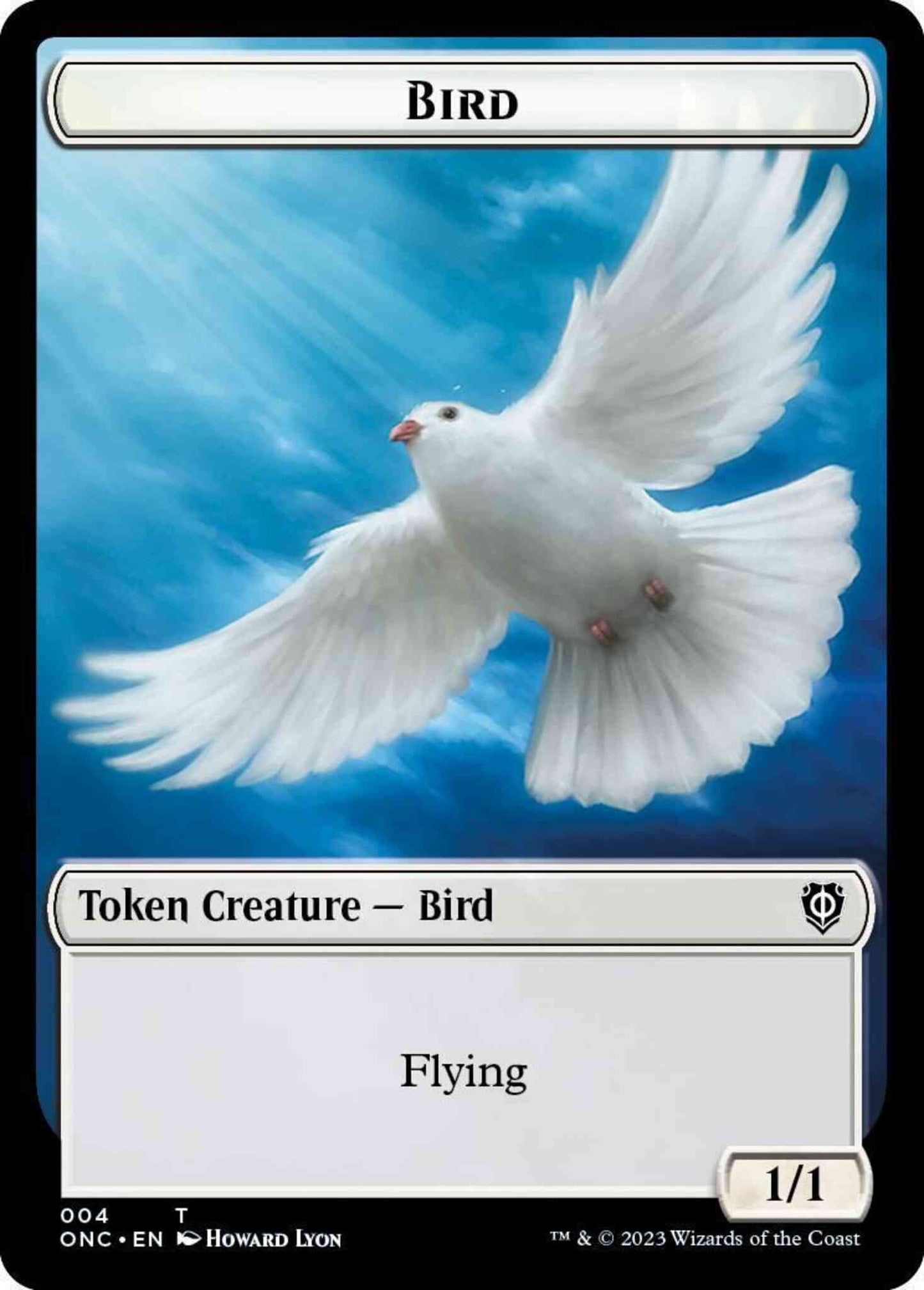 Bird Token (04) // Cat Token (01) [Phyrexia: All Will Be One: Commander: Tokens] [Non-Foil]