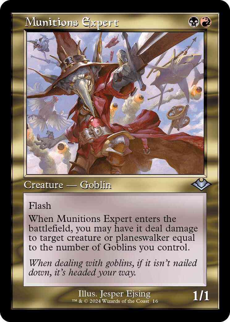 Munitions Expert [16] [Retro Frame] [Modern Horizons Retro Reprints] [Foil]
