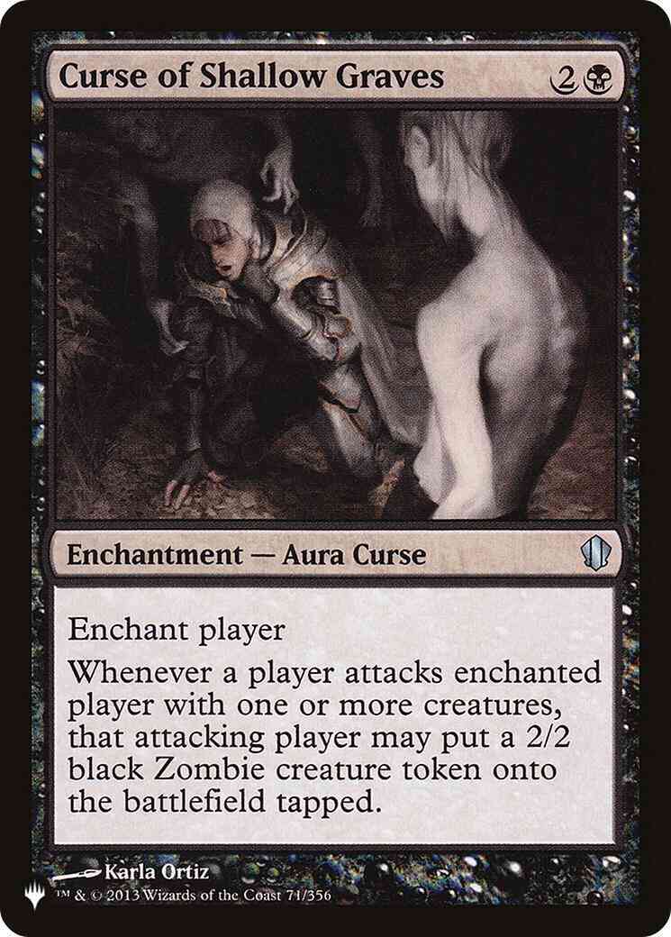 Curse of Shallow Graves [C13-71] [The List] [Non-Foil]