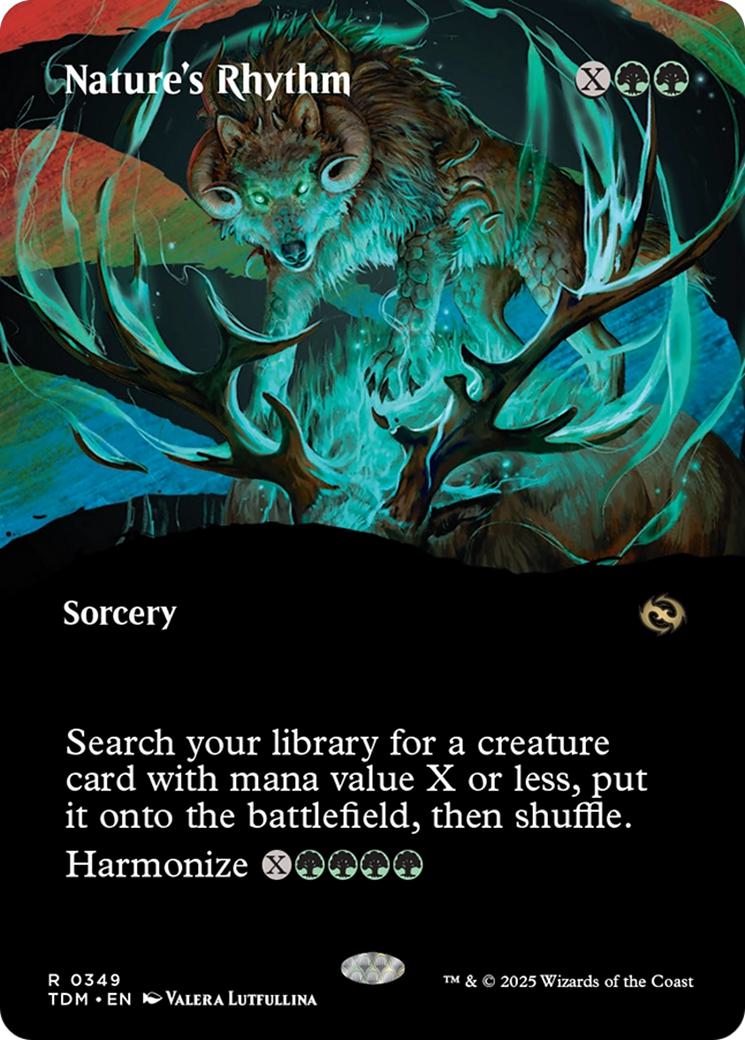 Nature's Rhythm [349] [Borderless] [Clan] [Tarkir: Dragonstorm] [Non-Foil]