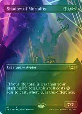Shadow of Mortality [287] [Borderless] [Streets of New Capenna] [Foil]