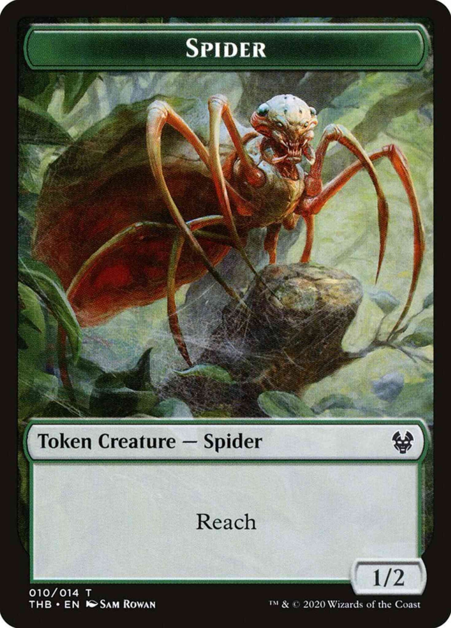 Spider Token [10] [Theros Beyond Death Tokens] [Non-Foil]