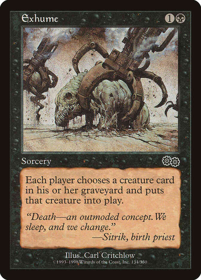 Exhume [134] [Urza's Saga] [Non-Foil]