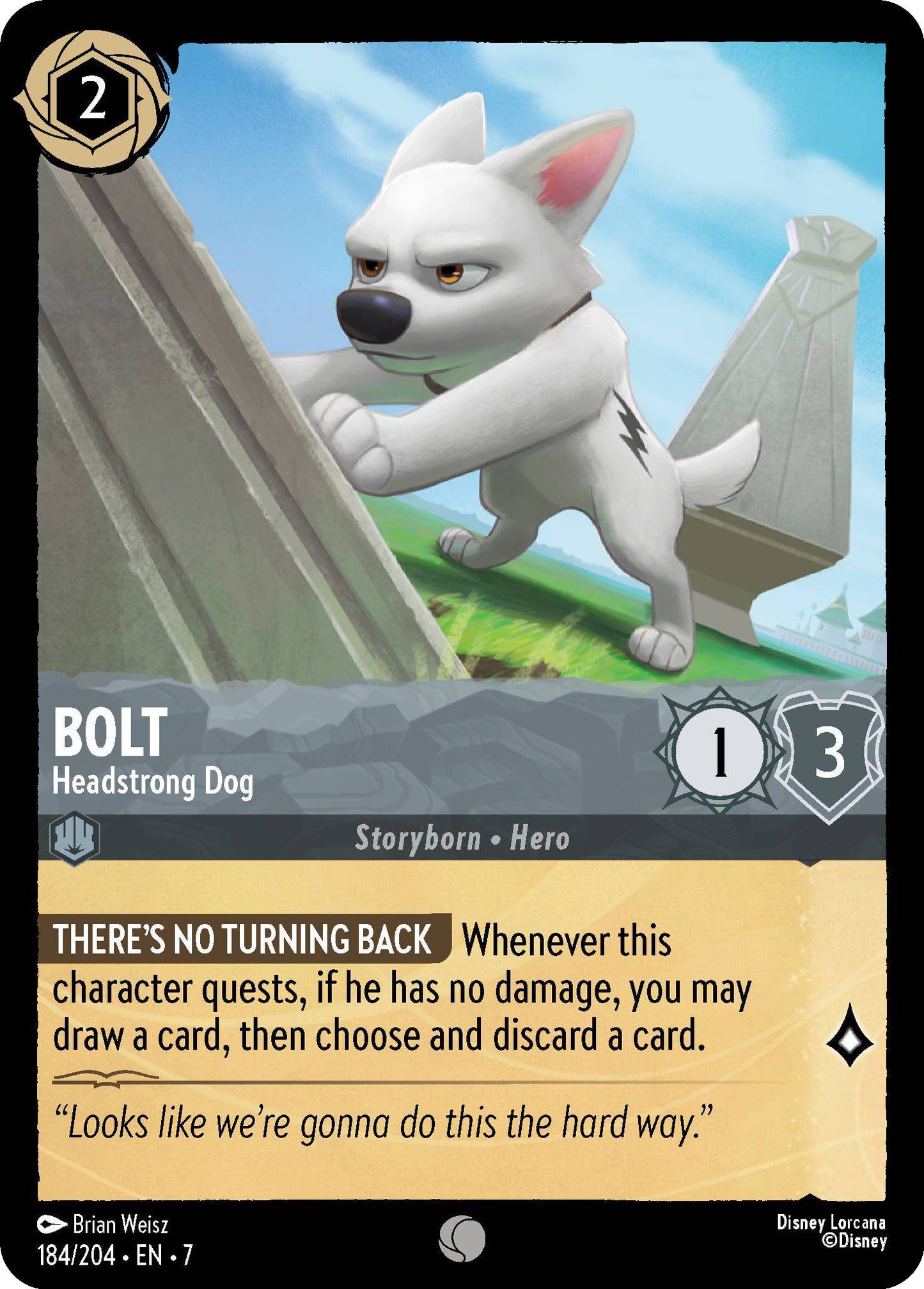 Bolt - Headstrong Dog - 184/204 [Archazia's Island] [Non-Foil]