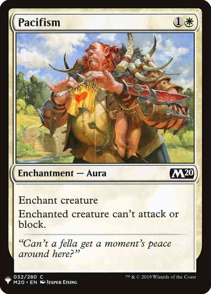 Pacifism [M20-32] [The List] [Non-Foil]