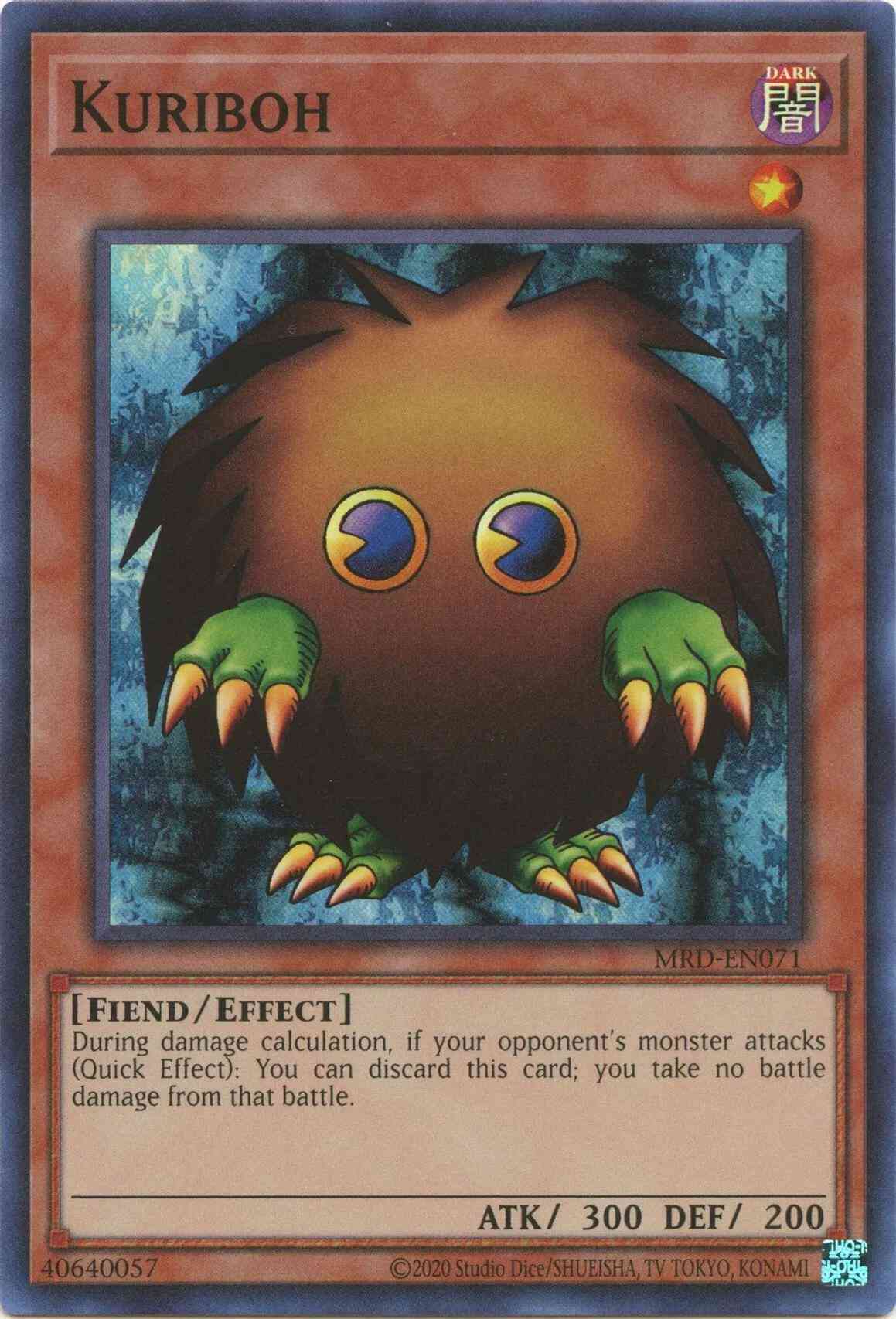 Kuriboh - 25th Anniversary - MRD-EN071 - Super Rare - Unlimited