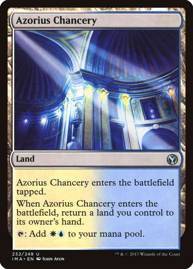 Azorius Chancery [232] [Iconic Masters] [Non-Foil]