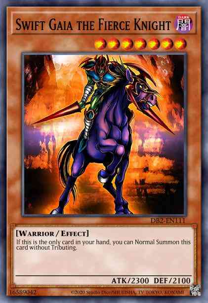 Swift Gaia the Fierce Knight - DB2-EN111 - Ultra Rare - Unlimited