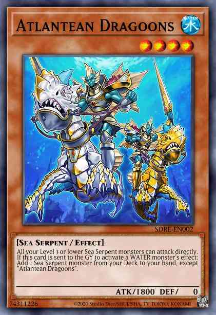 Atlantean Dragoons - AP02-EN001 - Ultimate Rare - Unlimited
