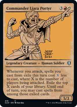 Commander Liara Portyr [418] [Rulebook Showcase] [Commander Legends: Battle for Baldur's Gate] [Non-Foil]