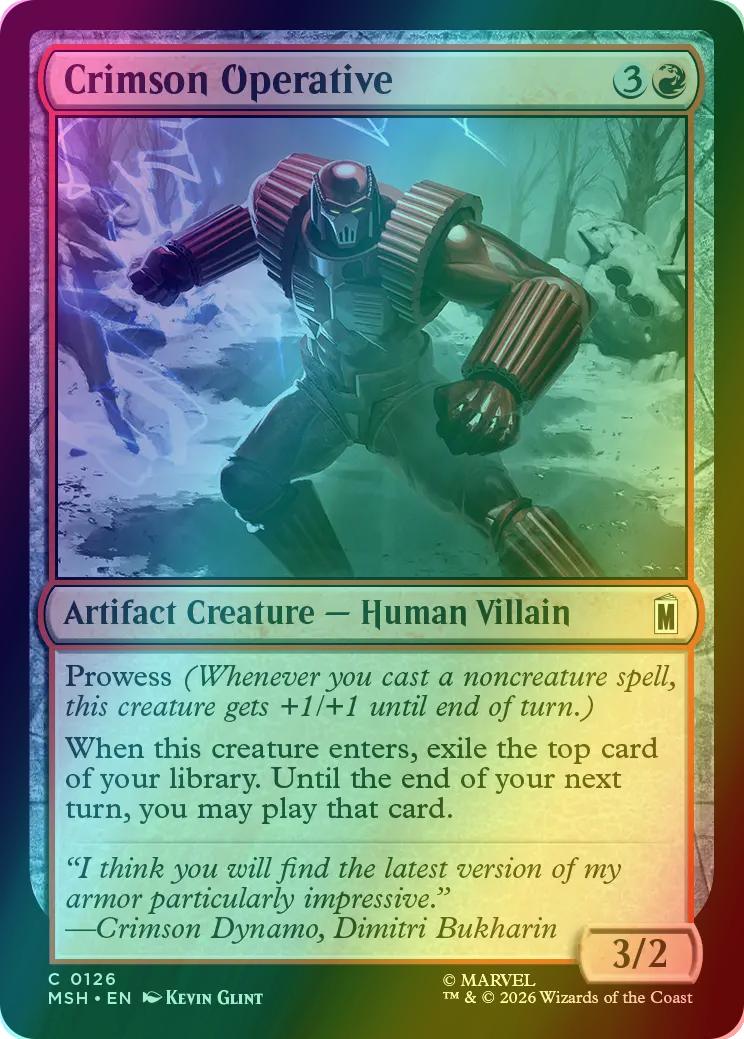 Crimson Operative [126] [Marvel Super Heroes] [Foil]