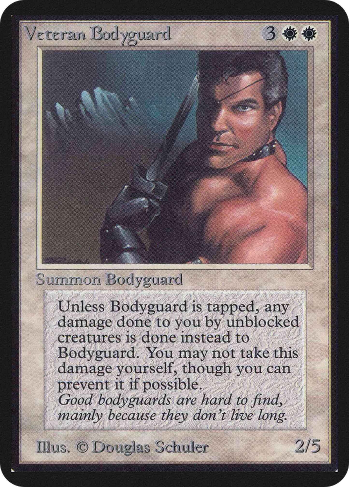 Veteran Bodyguard [41] [Limited Edition Alpha] [Non-Foil]