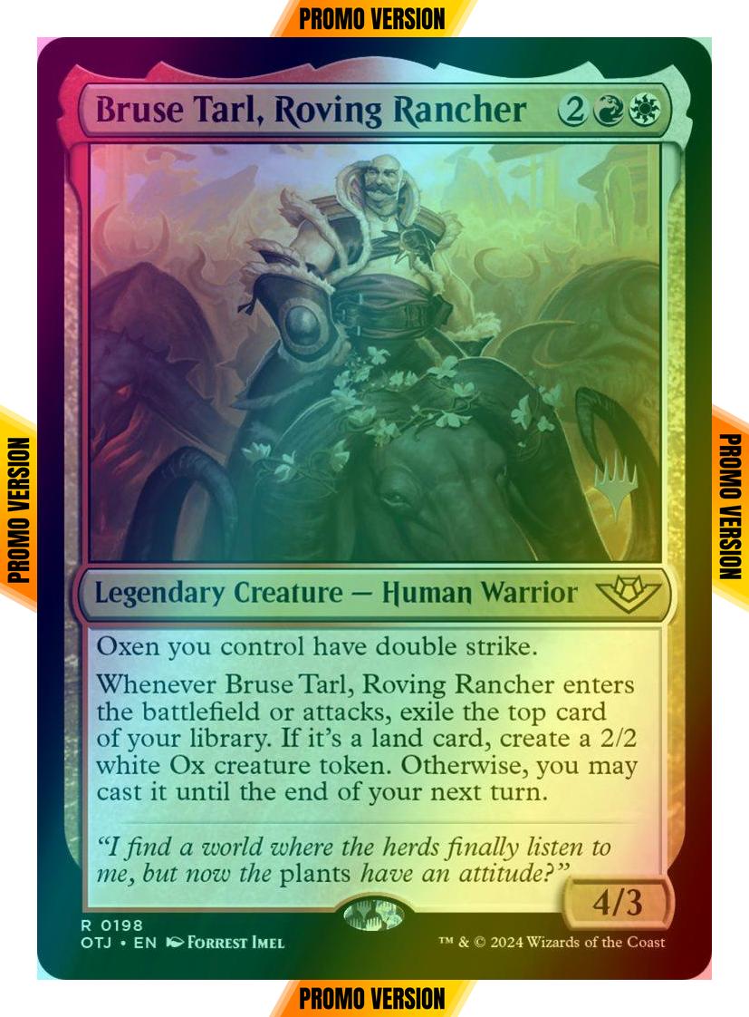 Bruse Tarl, Roving Rancher [198p] [Promo Pack] [Outlaws of Thunder Junction: Promos] [Foil]