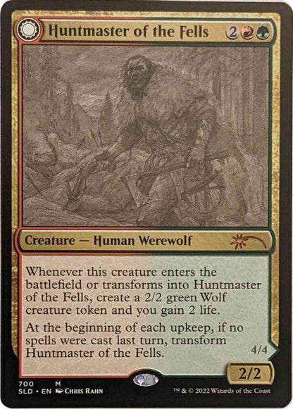 Huntmaster of the Fells // Ravager of the Fells [0700] [Sketch] [Chris Rahn] [Secret Lair Drop] [Non-Foil]