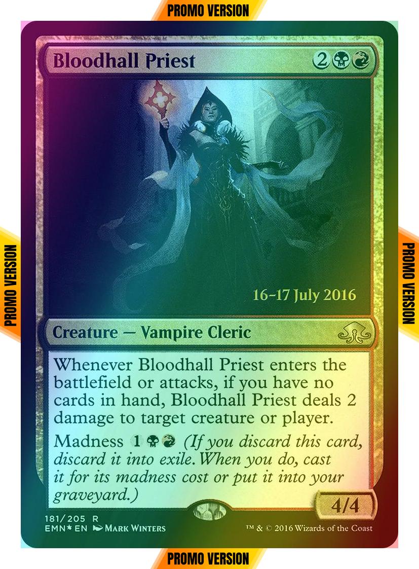 Bloodhall Priest [181s] [Eldritch Moon Promos] [Foil]