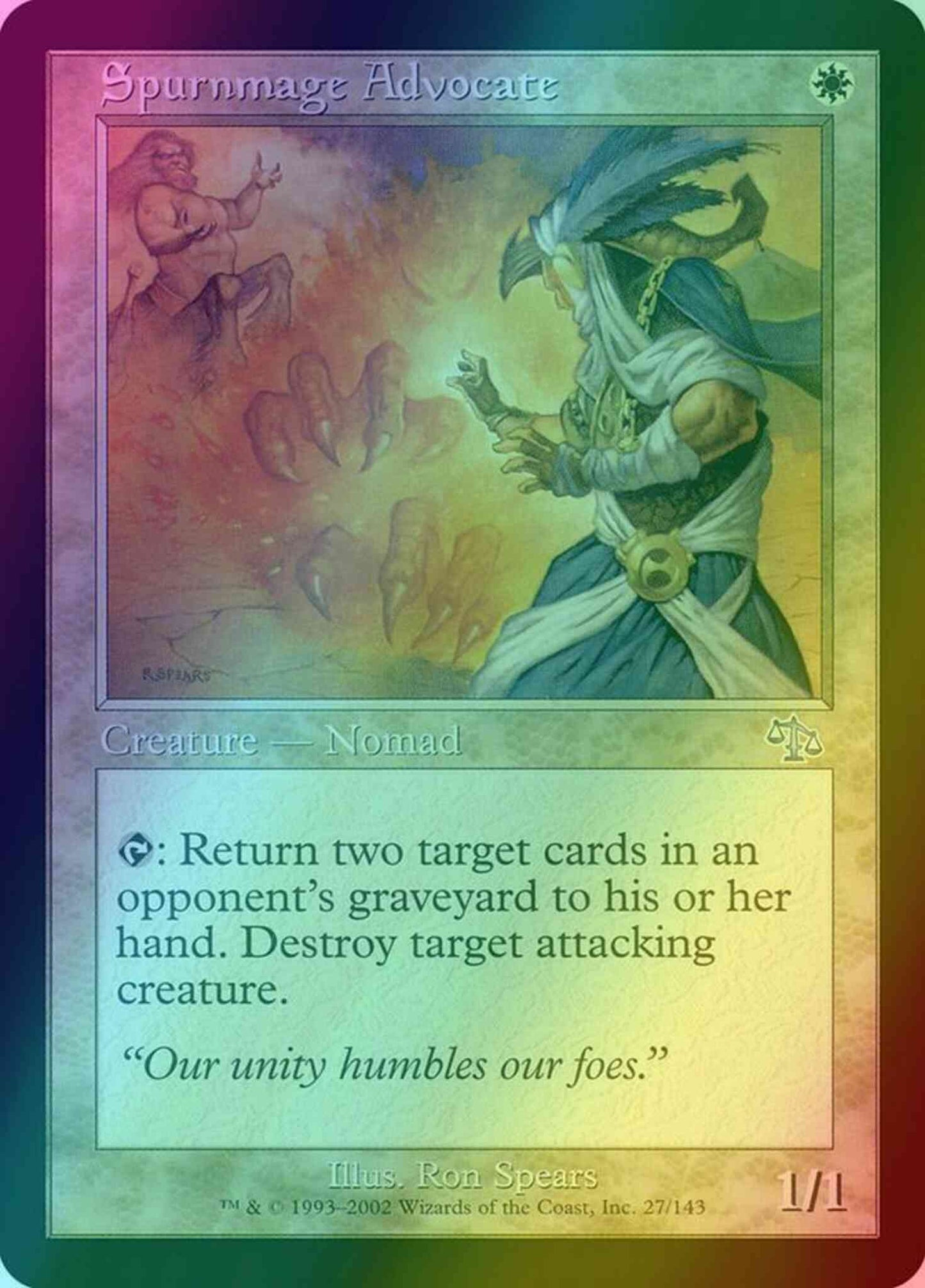 Spurnmage Advocate [27] [Judgment] [Foil]