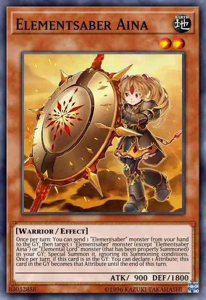 Elementsaber Aina - FLOD-EN019 - Common - 1st Edition