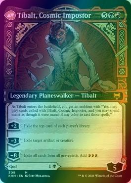 Valki, God of Lies // Tibalt, Cosmic Impostor [308] [Showcase] [Kaldheim] [Foil]