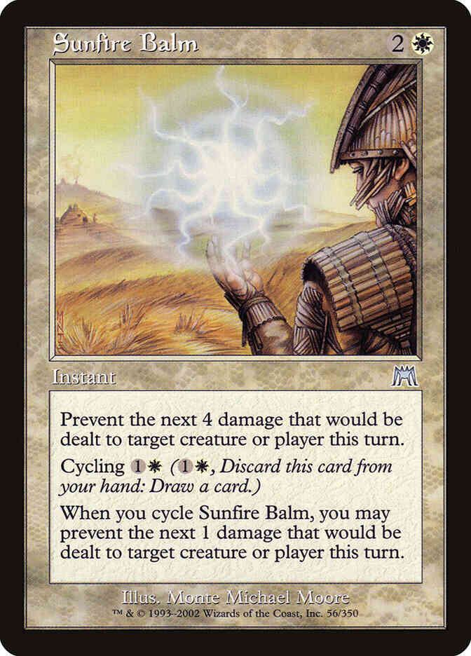 Sunfire Balm [56] [Onslaught] [Non-Foil]