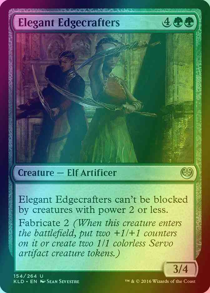 Elegant Edgecrafters [154] [Kaladesh] [Foil]