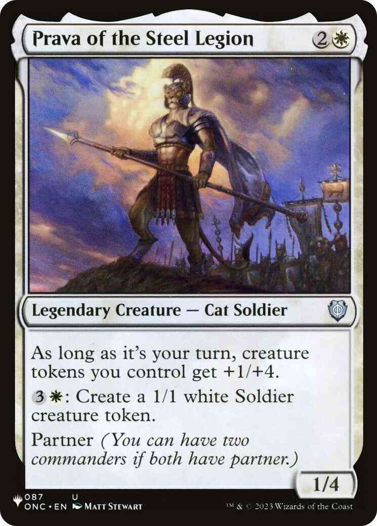 Prava of the Steel Legion [ONC-87] [The List] [Non-Foil]
