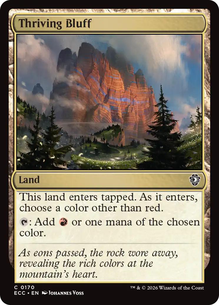 Thriving Bluff [170] [Lorwyn Eclipsed: Commander] [Non-Foil]