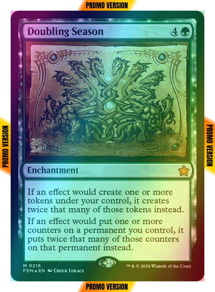 Doubling Season [216s] [Prerelease] [Foundations: Promos] [Foil]