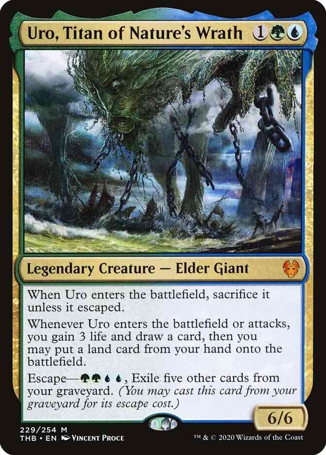 Uro, Titan of Nature's Wrath [229] [Theros Beyond Death] [Non-Foil]