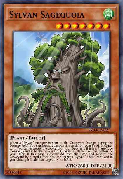 Sylvan Sagequoia - PGL2-EN040 - Gold Rare - 1st Edition