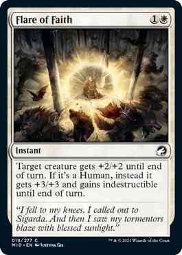 Flare of Faith [19] [Innistrad: Midnight Hunt] [Non-Foil]
