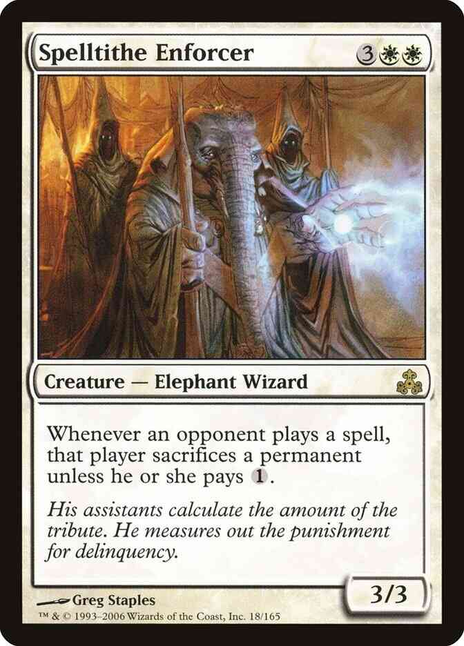 Spelltithe Enforcer [18] [Guildpact] [Non-Foil]