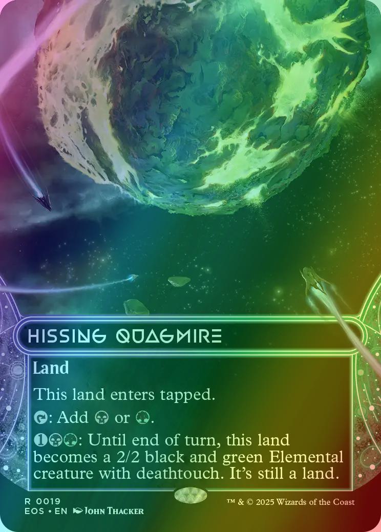 Hissing Quagmire [19] [Borderless] [Edge of Eternities: Stellar Sights] [Foil]