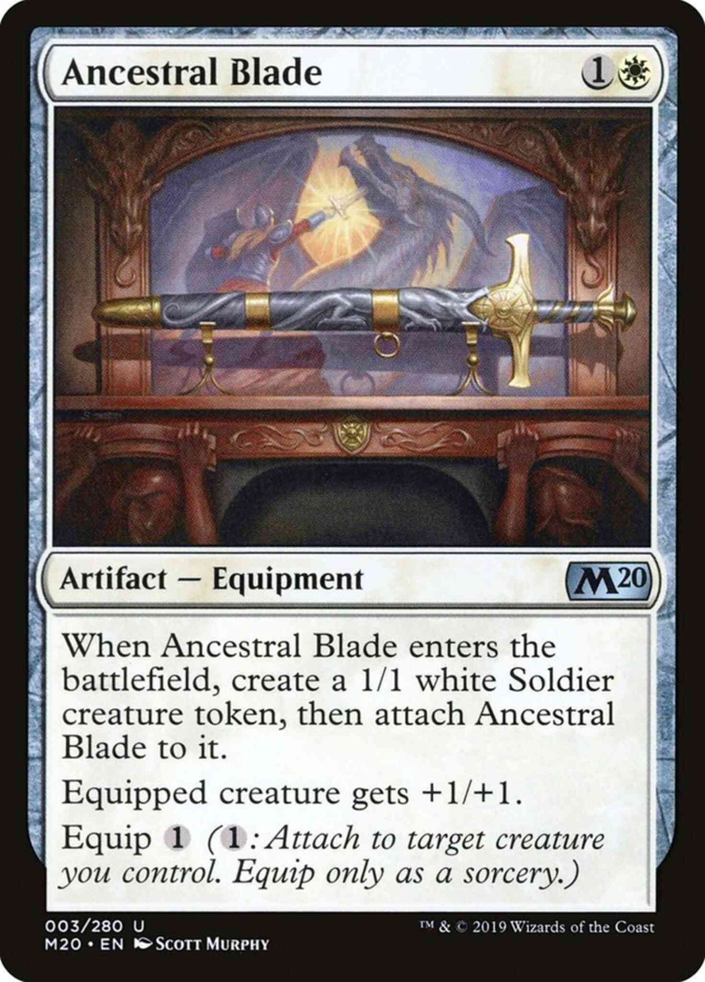 Ancestral Blade [3] [Core Set 2020] [Non-Foil]
