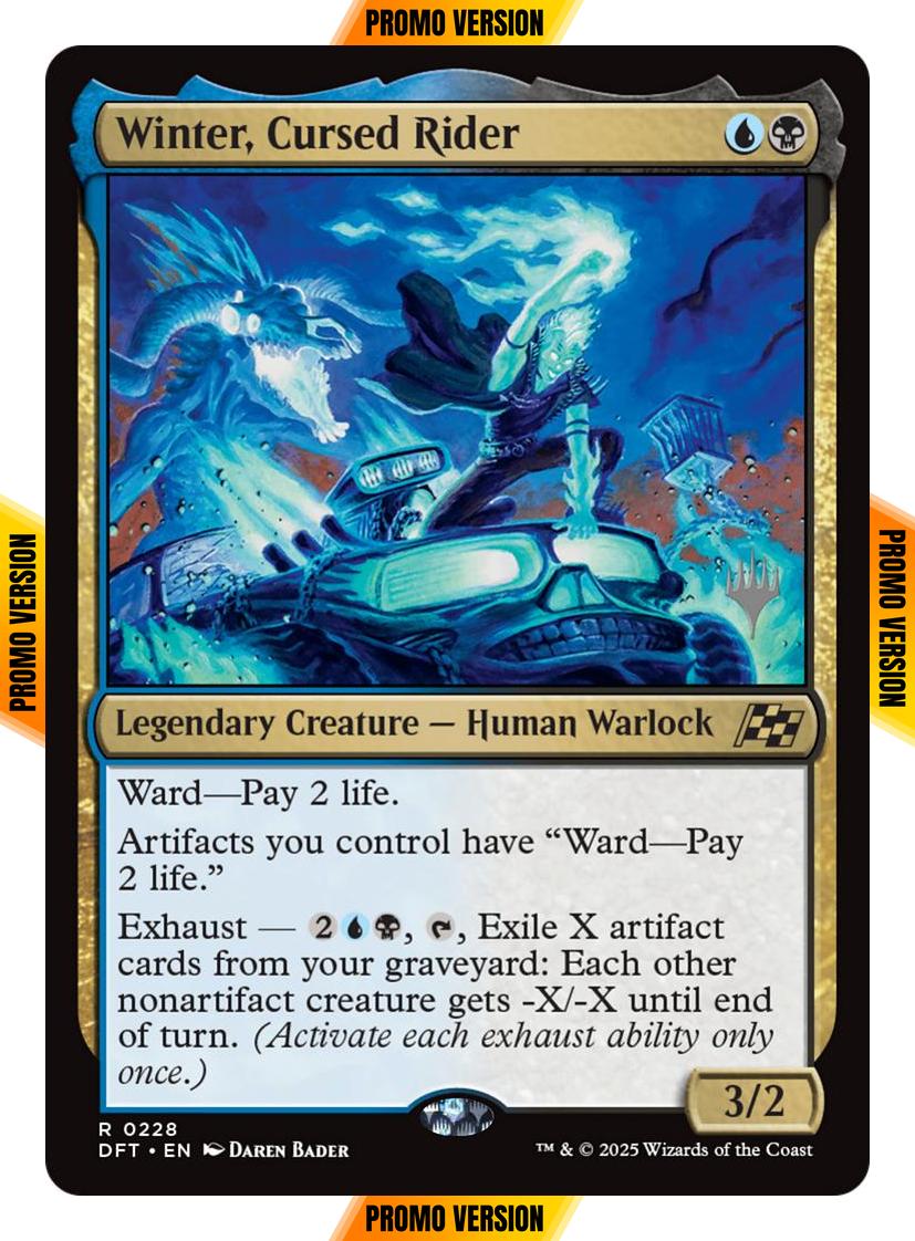 Winter, Cursed Rider [228p] [Promo Pack] [Aetherdrift: Promos] [Non-Foil]