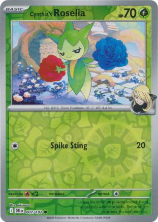 Cynthia's Roselia - 007/182 - Common [sv10-007] [Reverse Holo]